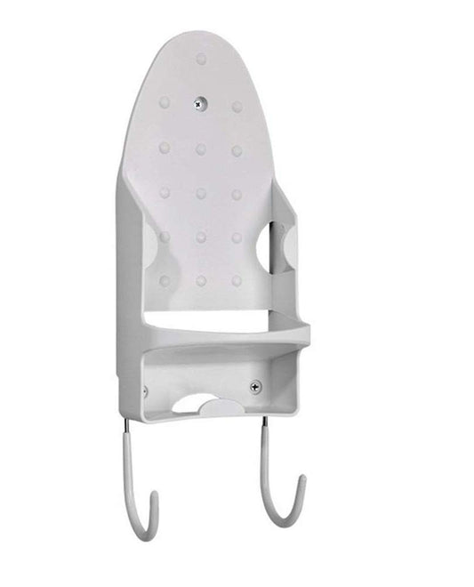 Heat Resistant Wall Mounted Iron Board Holder with Steel Hooks