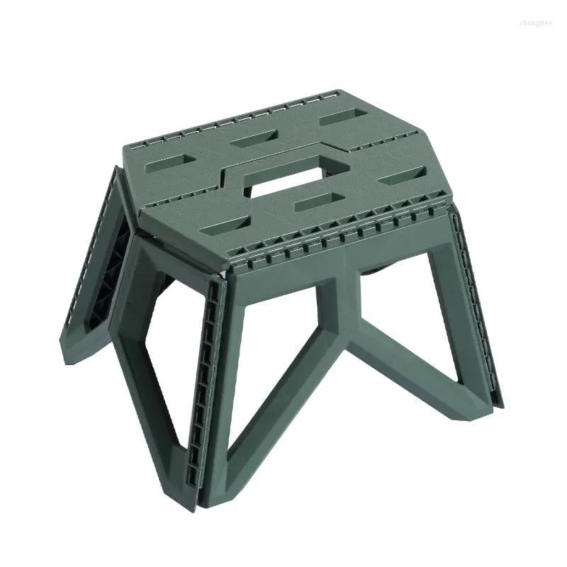 Folding Step Stool, Strong Load-Bearing Chair Travel Use Compact Collapsible Chair Plastic Foldable Step Stools for Adults Camping Supplies