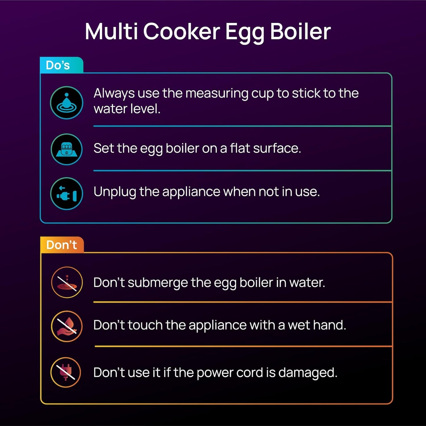 Wipro Elato BE201 4in1 Multicooker 500 Watt - Boils up to 16 Eggs, Steam Rice, Poach Eggs, Cook Vegetables - 3 Boiling Modes, Concurrent Cooking - 2 Year Warranty