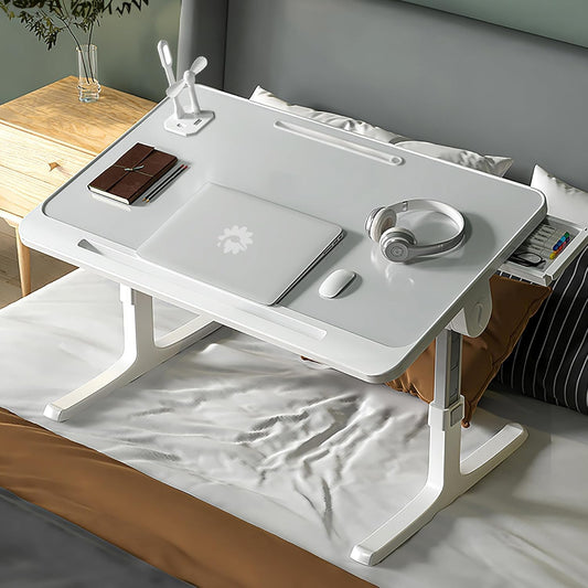 Kids Study Table Foldable/Kids Bed Table for Laptop and Study/Laptop Table Stand with Height Adjustable - Table Grey